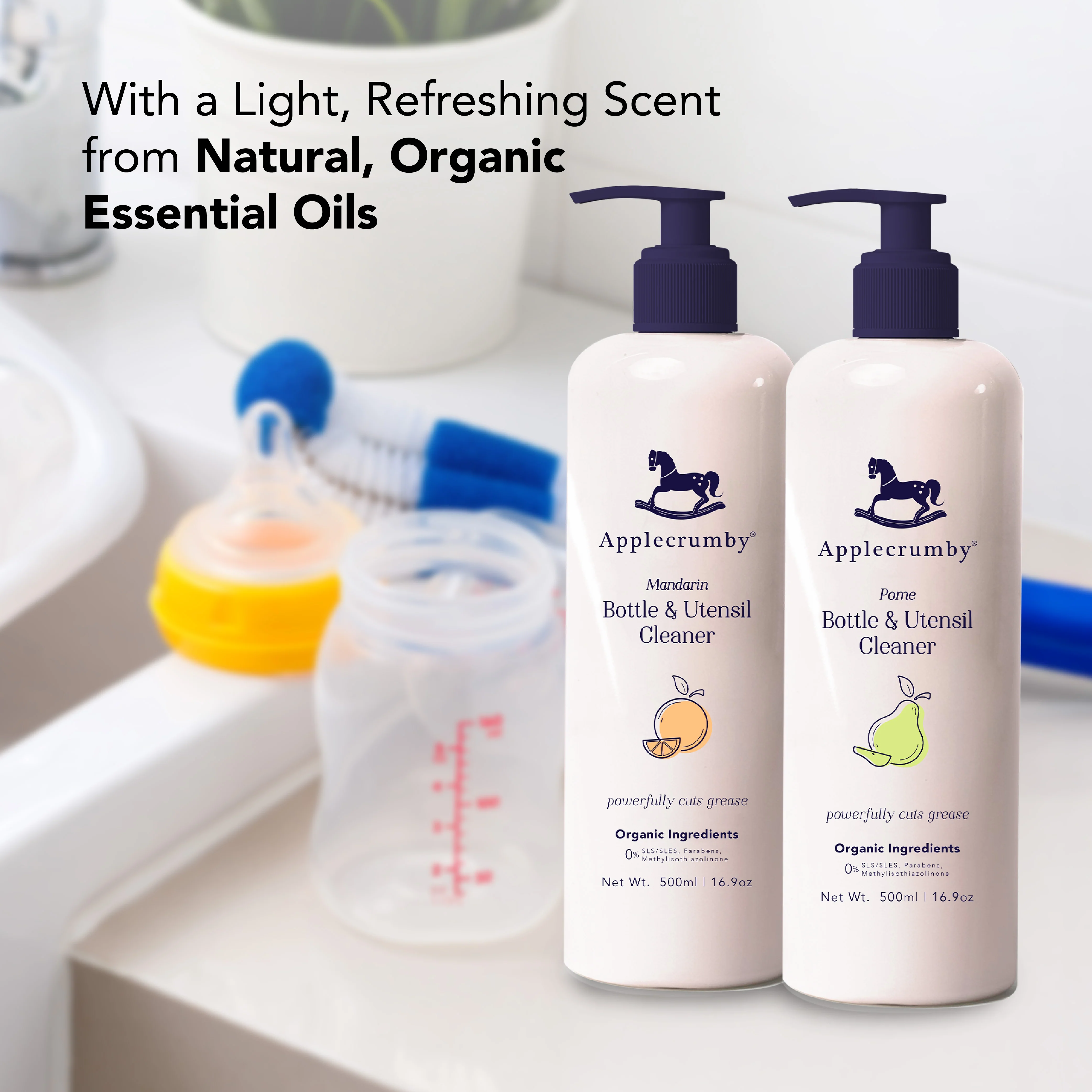 Bottle & Utensil Cleaner 500ml (3 bottle) - Image 4