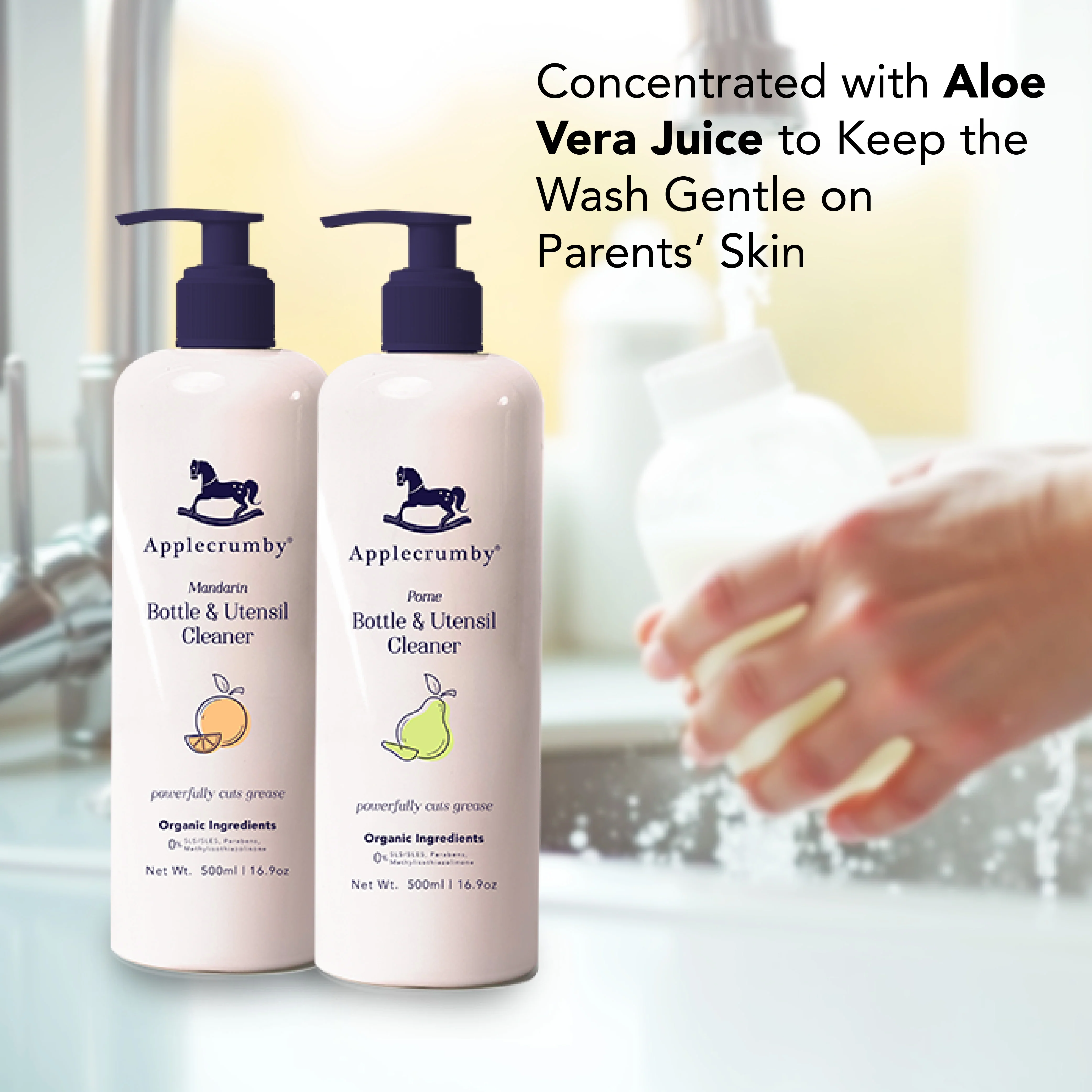 Bottle & Utensil Cleaner 500ml (3 bottle) - Image 5
