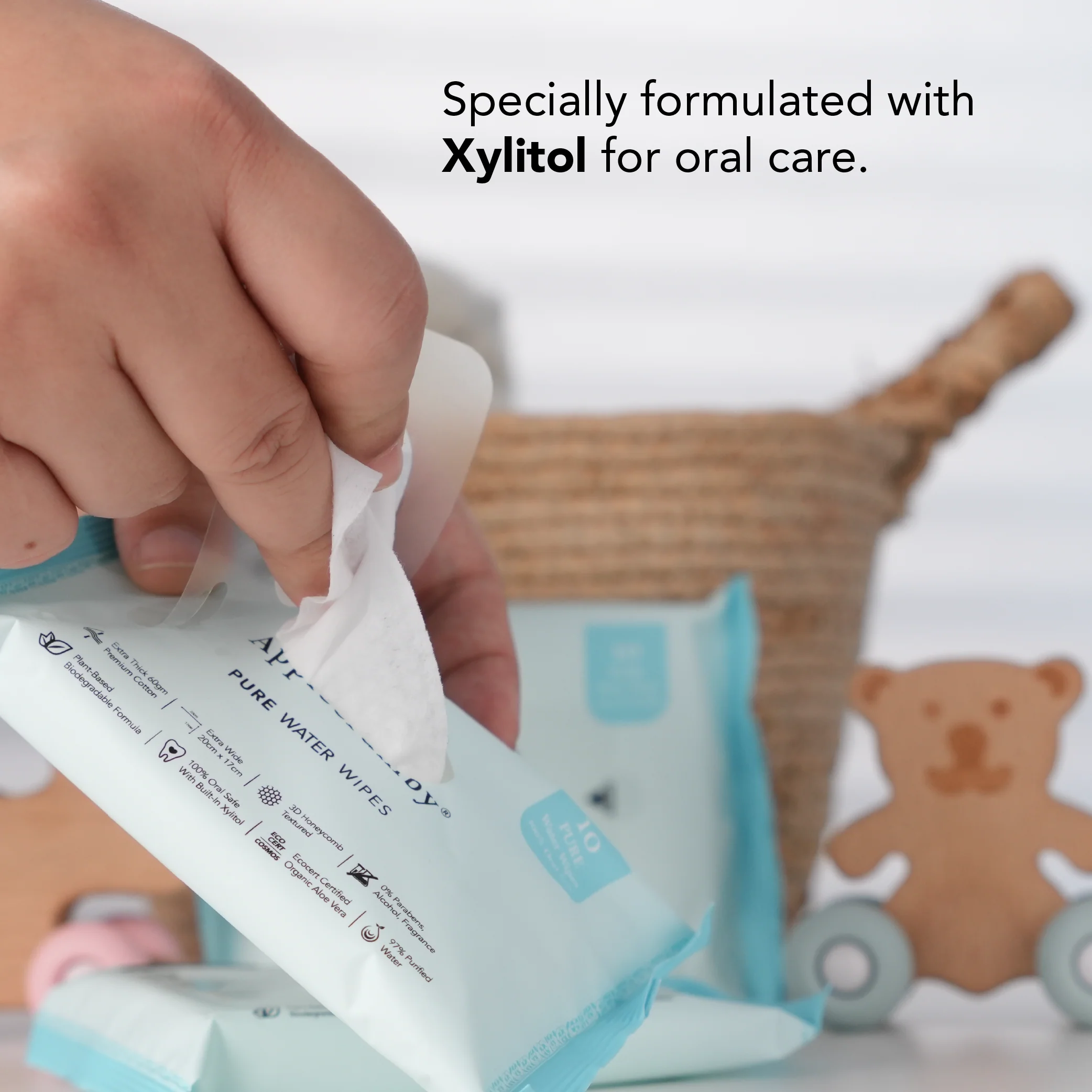 Pure Water Wipes 10s (3 Packs) - Image 3