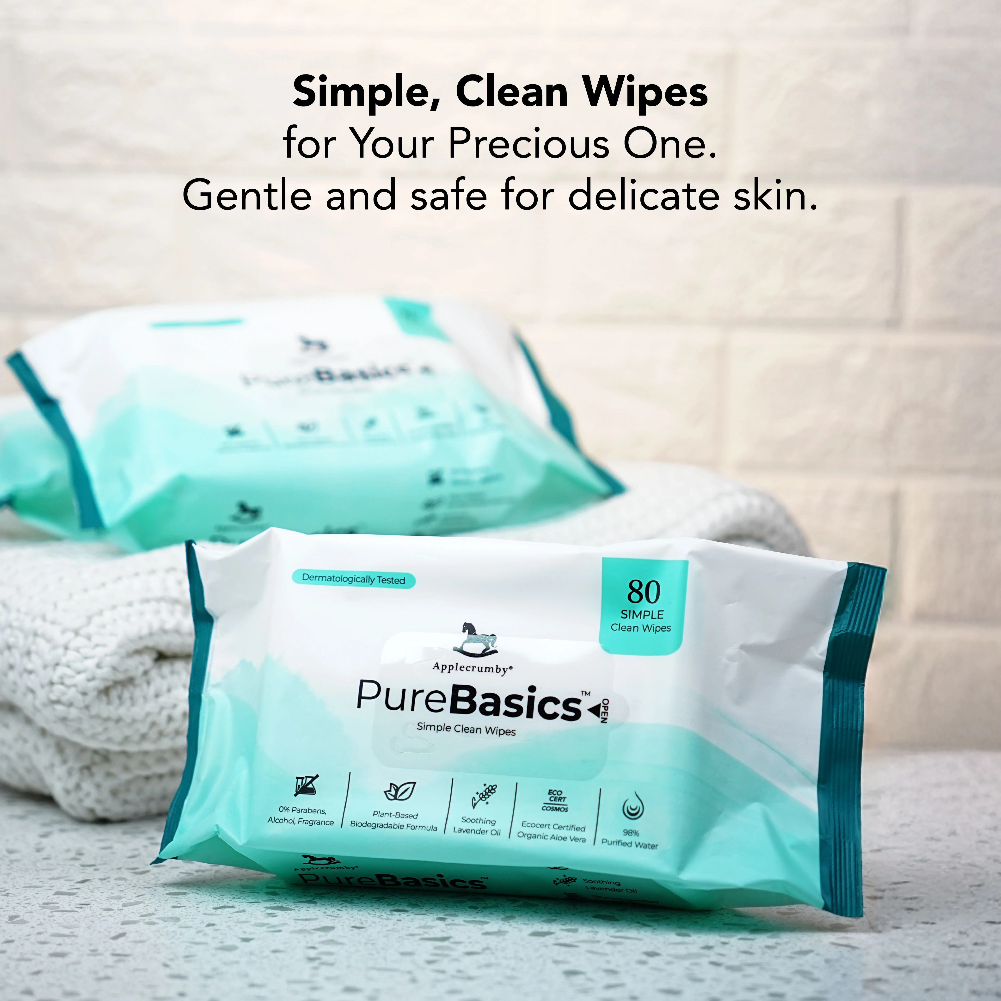 PureBasics Wipes 80s (12 Packs / 1 Carton) - Image 3